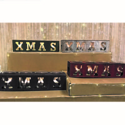 PORTACANDELE 4P 3603XMAS Ingrosso Casa natale Tellini S.r.l.